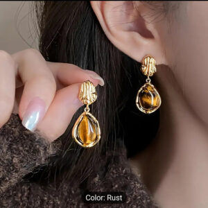 گوشواره طرح کهربا